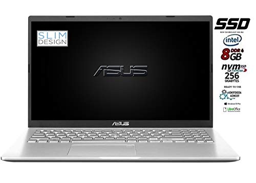 ASUS Vivobook Ordenador Portátil De 15.6" HD intel dual core,RAM de 4 GB,HDD de 500 GB, Intle HD Graphics, Windows 10 Professional ,con ratón inalámbrico -Teclado QWERTY Italiano Notebook