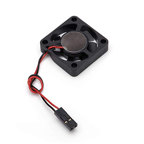 Aukru Mini Fan para Raspberry Pi 4 Modelo B, DC 5V/12V 0.2A Ventilador para Raspberry Pi 4 Modelo B