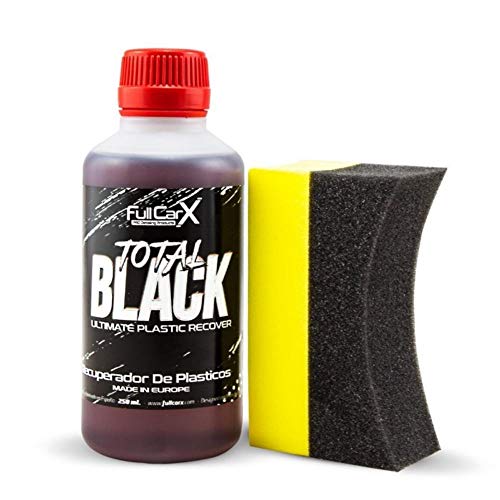 AutoFullCar - Super RECUPERADOR DE NEUMÁTICOS y plásticos Total Black FullCarX 250 ml