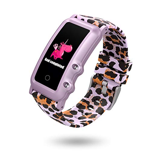 BIGCHINAMALL Reloj Inteligente Niño, Niña Pulsera Actividad Reloj Inteligente de para Deportivo Monitores Smartwatch Contador Pasos Pulsometro Deporte Relog Digitales Watch (Painted Purple)