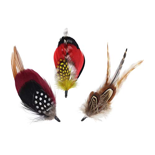 Borges & Scott Adorno de Plumas para Sombreros (Plumas Millinery) - Pack de 8