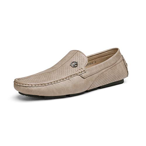 Bruno Marc Hombre Mocasines Conducción Penny Loafers Casual Cómodos Zapatos 3251314 Beige 42 EU/9 US