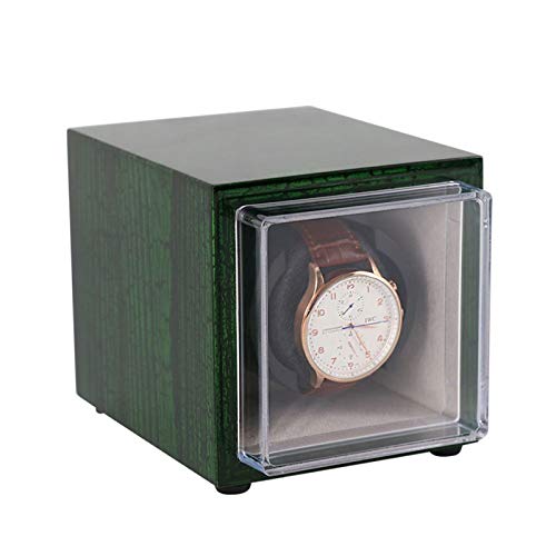 Cajón para Guardar Relojes y Joyas Binder automático de un Solo Reloj, 1 + 0 Motor silencioso Modos de rotación Caja de la Caja de la Pantalla de Almacenamiento Estuche de Almacenamiento de Lujo