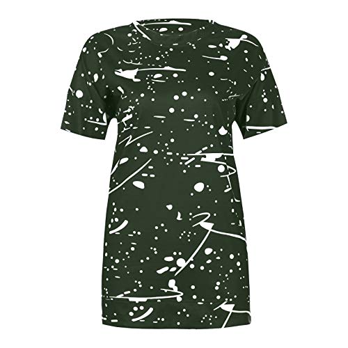 Camisas de Manga Corta de Pascua para Mujer, Camiseta del día de San Patricio para Mujer