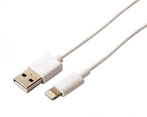 Contact L0914CU01 - Cable de Datos Cargador Lightning de 1 m, para Apple iPhone X/ 8/7/ 6/ SE/ 5, Color Negro