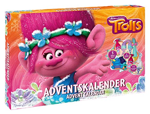 CRAZE 57347 Trolls Calendario de Adviento, Multicolor