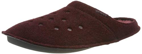 Crocs Classic Slipper, Zapatillas de Estar por casa Unisex Adulto, Rojo, 41/42 EU