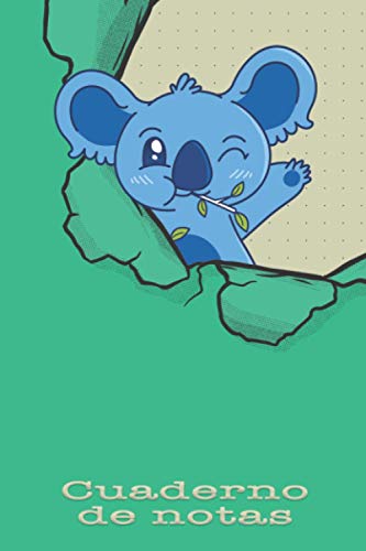 Cuaderno Koala para anotar tareas e ideas: Cuaderno de notas para los fans de Australia: Cuaderno de puntos de 120 páginas aprox. tamaño A5; Dotgrid 6x9"