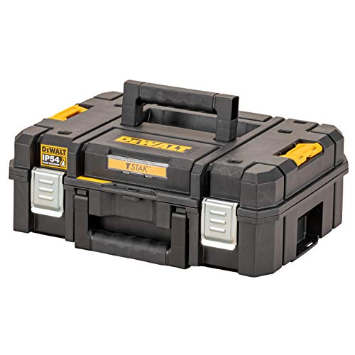 Dewalt DWST83345-1 - Caja de herramientas II (24 L, relleno de espuma compacta, se puede combinar con otras cajas TSTAK, almacenamiento seguro de herramientas eléctricas y de mano, IP54)