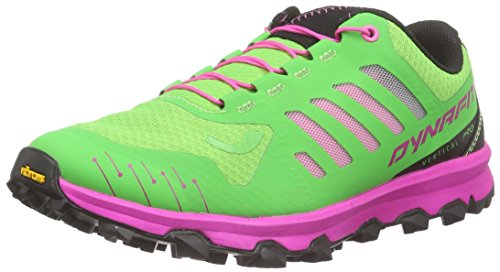 Dynafit Ms Feline Vertical Pro, Zapatillas de Running para Asfalto Hombre, Multicolor (Magenta/Green), 40.5 EU