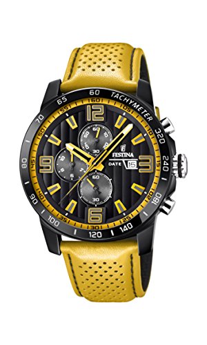 Festina Reloj Cronógrafo para Hombre de Cuarzo con Correa en Cuero F20339/3