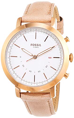 Fossil Reloj Analogico para Mujer de Cuarzo con Correa en Cuero FTW5007