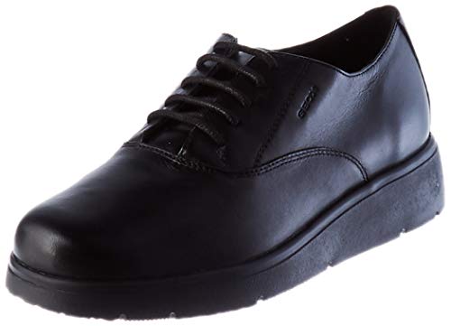 GEOX D ARLARA H BLACK Women's Derbys, Oxfords and Monk Shoes Oxfords size 38(EU)