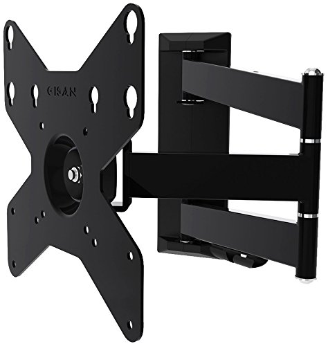 Gisan AX212 Soporte de Pared articulado, Acero, Negro, para TV LED/LCD de Peso máximo 20 kg y VESA 200 x 200 mm