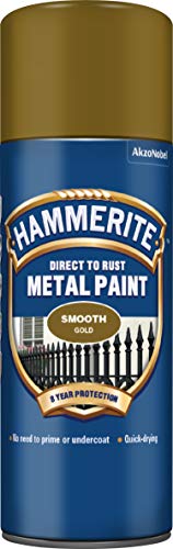 Hammerite Direct A Rust Suave Aerosol Spray Pintura Todos Colores Disponibles - Oro