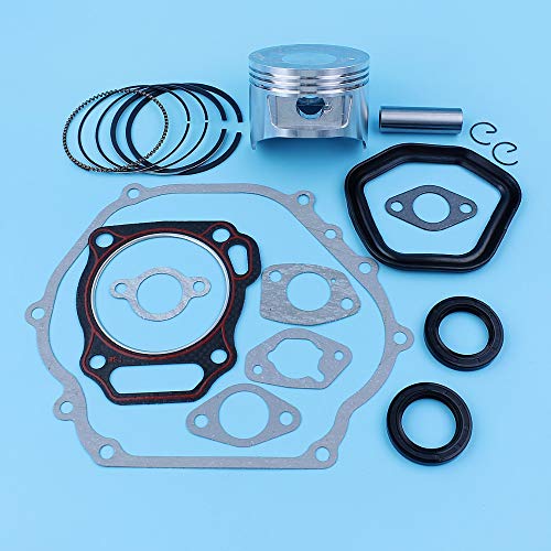 Haoyueda Conjunto de juntas de anillo de pistón de 88 mm Compatible con HONDA GX390 13HP Generator Cortacésimo Motor Motor 13200-ZE3-010