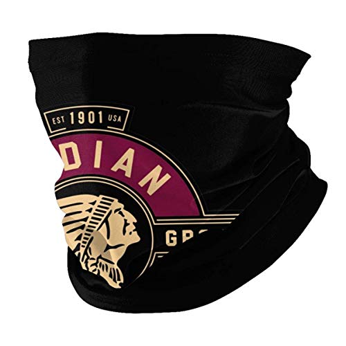 Indian Motorcycles Logo Multifunction Windproof Face Mask Neck Gaiter Scarf Bandanas Headband