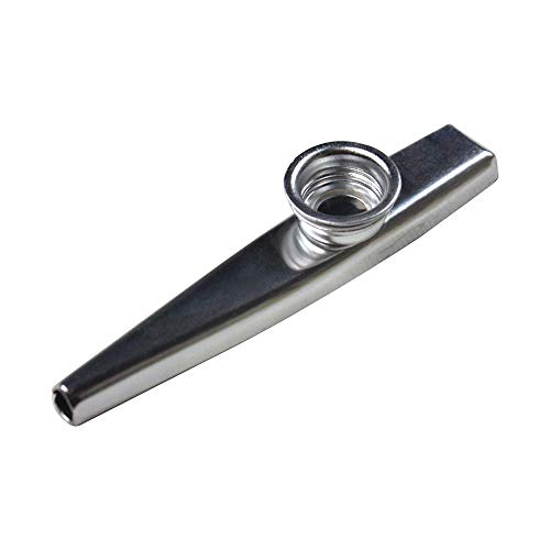 Kazoo'di High Quality Plateado Kazoo Tone Metal Kazoo Harmonica Acompañamiento de Guitarra