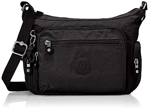 Kipling - GABBIE S, Bolsos bandolera Mujer, Black Noir, 16.5x29x22 cm (LxWxH)