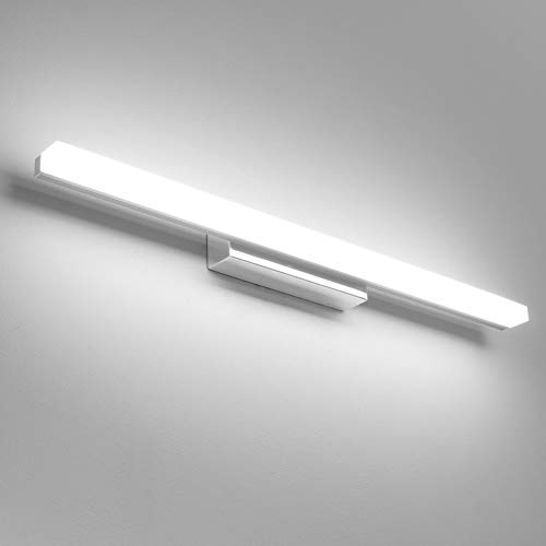 Klighten 14W 60CM LED lámpara de espejo lámpara de baño lámpara de baño lámpara de espejo lámpara de baño blanco frío lámpara de pared 230V 6000K lámpara de gabinete