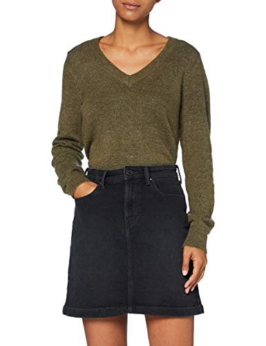 Lee A Line Zip Skirt Falda, Captain Black, 24 para Mujer