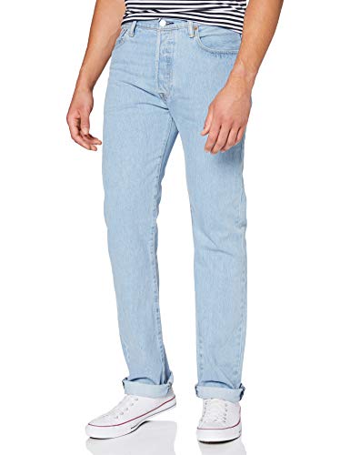 Levi's 501 Original Fit Jeans Vaqueros, Light Broken In, 36W / 30L para Hombre