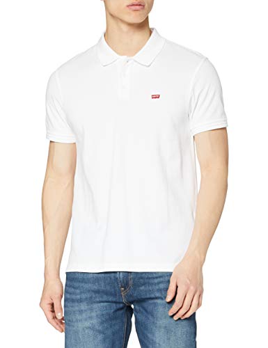 Levi's Housemark Polo, Camiseta para Hombre, Blanco (C00987 BRIGHT WHITE X 1), X-Large