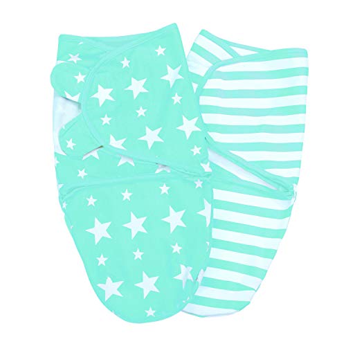 Lilly and Ben® Baby Swaddle Wrap Manta Envolvente - S/M o L - Saco-s De Dormir Bebe-s Recien Nacido-s Mantas Arrullo - Set 2