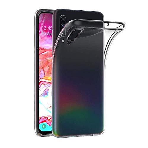 MaiJin Funda para Samsung Galaxy A70 (6,7 Pulgadas) Resistente a arañazos TPU Cubierta de Delgada Capa de Silicona en la Parte Posterior