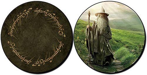 MasTazas El Señor De Los Anillos The Lord of The Rings Gandalf Ian McKellen Posavasos x4 Coasters
