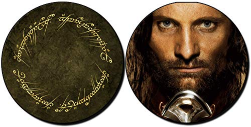 MasTazas El Señor de los Anillos The Lord of The Rings Viggo Mortensen Posavasos x4 Coasters