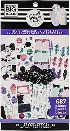 ME & MY BIG IDEAS Happy Planner STCKRS, Stargazer, 687/paquete, talla única