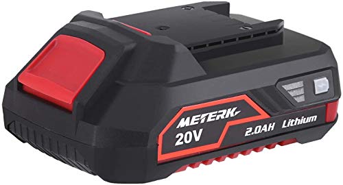 Meterk Batería de Repuesto ,20 V, 2.0 Ah, universal para todos los aparatos Meterk