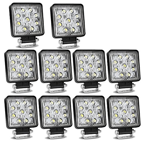 Miracle 10 X 27W Led Faro de Trabajo Luz Faro Coche Moto luces antiniebla Blanca Lámpara