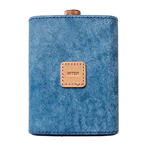 MITER Funda para iFi Hip dac portátil DAC, hecha a mano Italia, Case Cover Pueblo funda de piel para Hip-DAC (azul)