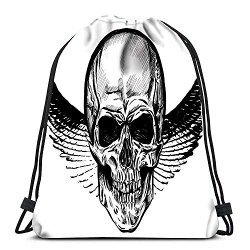 Mochila con cordón HFXY Bolsas Cincha deportiva 31 de octubre Halloween para el gimnasio de la escuela