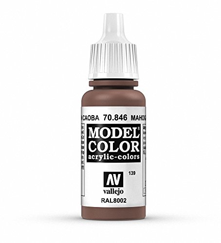 Model Color Pintura Acrílica, Marrón Caoba no 139, 17 ml