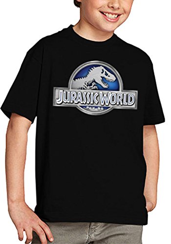 Mx Games Camiseta Jurassic World niños Logo Classic (Todas Las Tallas) (9-10 años)