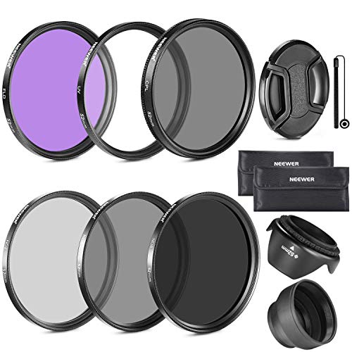 Neewer - Kit de Accesorios Filtro de Lente para Canon 24-105 mm, 10-22mm, 17-40mm y Nikon 28-300, zoom DSLR Lentes