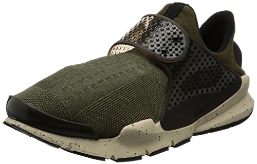 Nike Sock Dart, Zapatillas de Running para Hombre, Marrón (Marrón (Cargo Khaki/Black-Rattan-Total Crimson), 46 EU