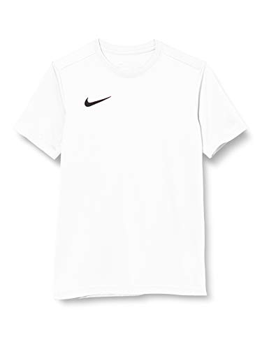 NIKE Y Nk Dry Park VII JSY SS Camiseta de Manga Corta, Unisex niños, White/Black, M