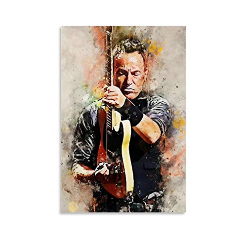 NISHUO Bruce Springsteen Canvas Art Poster Cuadro decorativo lienzo pared sala de estar póster dormitorio pintura 20 x 30 cm