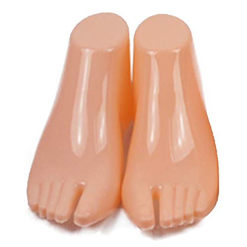 Ogquaton Maniquí de pies de plástico Duro de Primera Calidad - Par de pies de plástico Duro Maniquí Modelo de pie Herramientas para Zapatos Exhibición de pies de Adulto