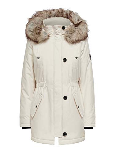 Only ONLIRIS Fur Winter Parka CC OTW Chaqueta, Eggnog, XS para Mujer