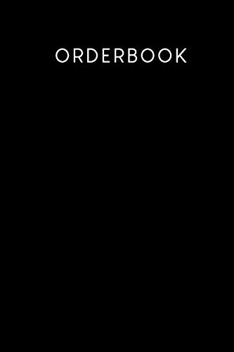 Orderbook: Entry of sales orders, practical for you to fill in | Design: Black