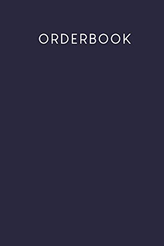 Orderbook: Entry of sales orders, practical for you to fill in | Design: Dark Blue