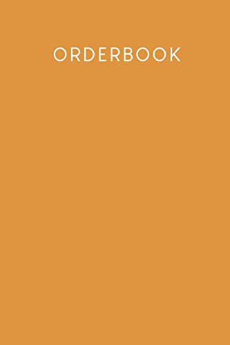 Orderbook: Entry of sales orders, practical for you to fill in | Design: Mustard yellow