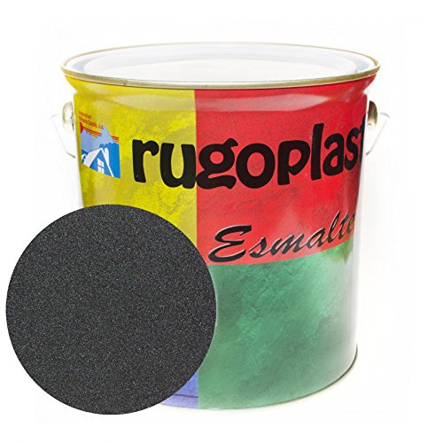 Pintura esmalte sintético de alta calidad ideal para pintar hierros, rejas, portones, puertas, ventanas, madera... Brillante / Satinado / Mate / Forja / Aluminio Plata / Metalizado Varios Colores (4L, Óxido Negro Forja) Envío GRATIS 24 h.