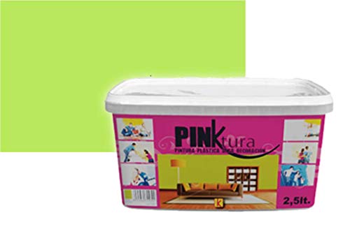 Pintura plástica Alta Decoración PINKTURA 2,5 litros (Verde Pistacho)