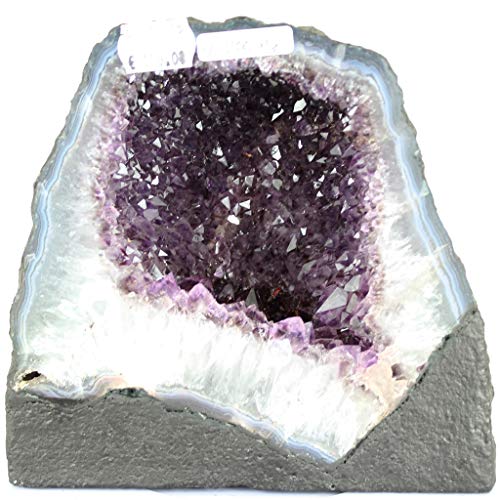 Preciosa Geoda de Amatista/Drusa Natural del Brasil - Calidad Extra/Medidas: 4,45 KG - 17 x 18 x 14 CM